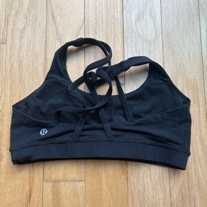 lululemon athletica Black Strappy Sports Bra